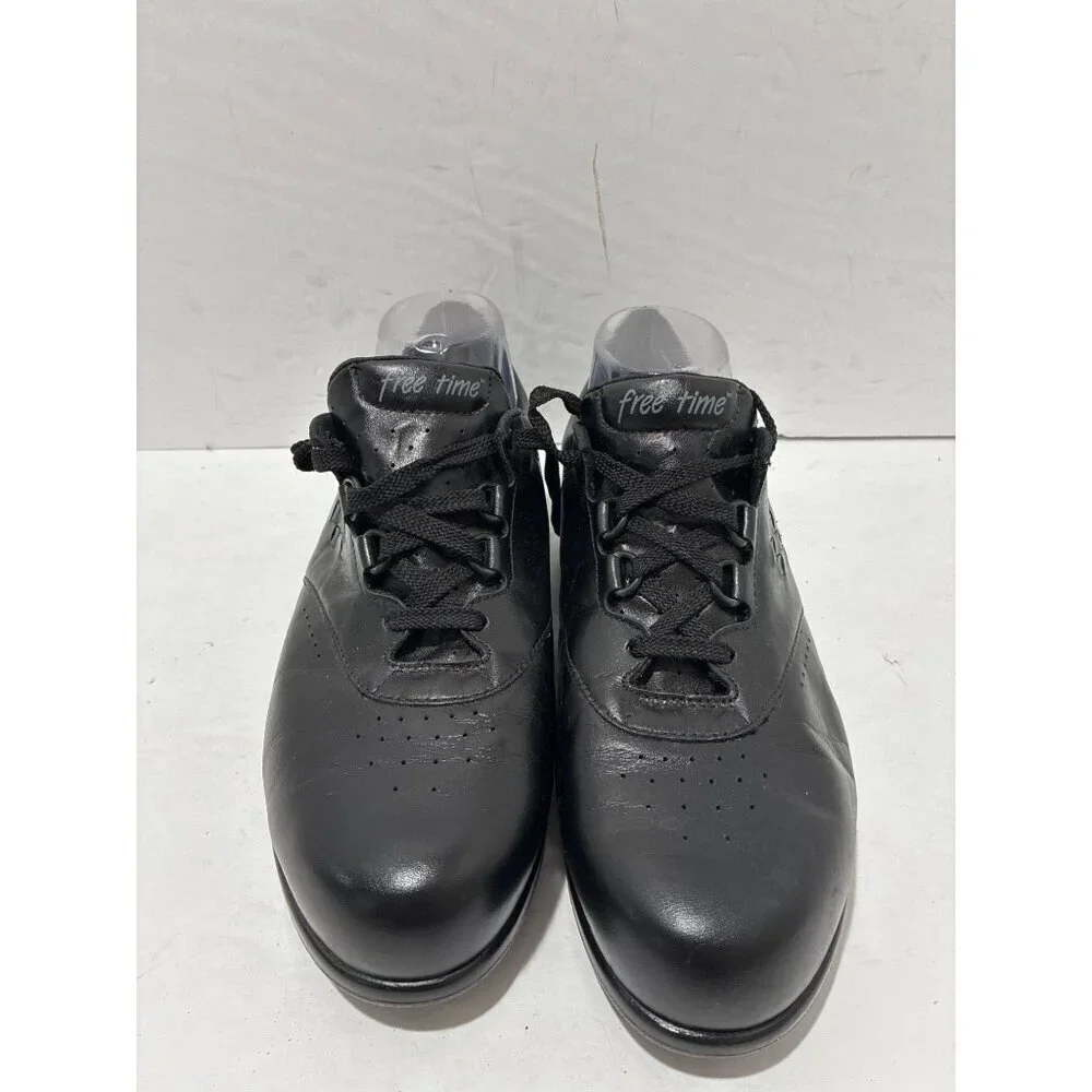 SAS Free Time Leather Diabetic Walking Shoes Tripad Comfort Black W Size 11 M  9